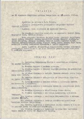 28. сједница Скупштине општине