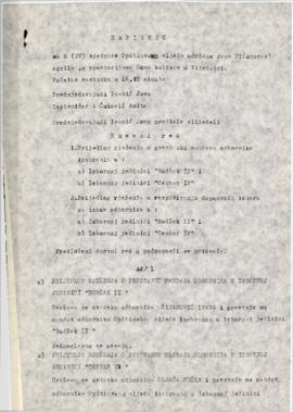 8. сједница Општинског вијећа
