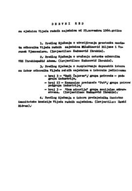 6. сједница Вијећа радних заједница