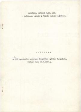 4. сједница Општинског вијећа