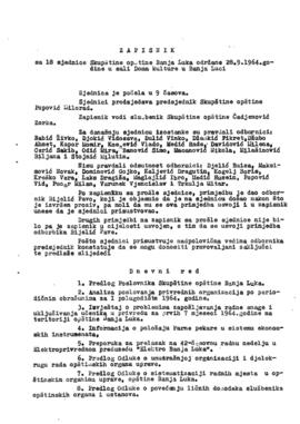 18. сједница Скупштине општине