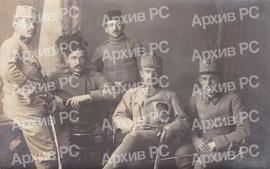 Први свјетски рат, као аустроугарски регрути: 2. Вељко Јаковић, 3. Вукић, 4. Љубомир Јанковић