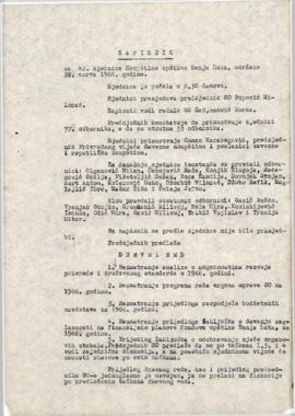 42. сједница Скупштине општине