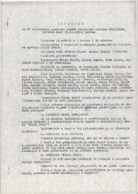 27. сједница Скупштине општине