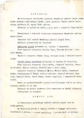 19. сједница Скупштине општине