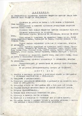 21. сједница Скупштине општине