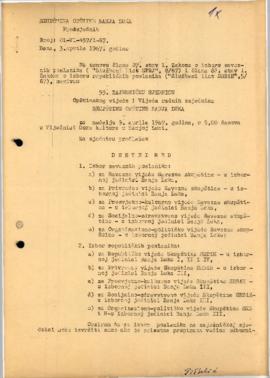 55. сједница Скупштине општине