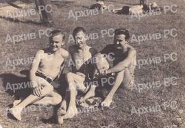 Иво Маринчић, Хусеин Муфтић и Јосип Свибен у Книну