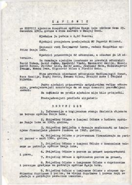 38. сједница Скупштине општине