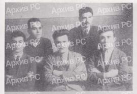 Група „Црвена правда“ (из публикације): 1. Алија Алијагић, 2. Родољуб Чолаковић, 3. Димитрије Лоп...