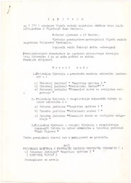 7. сједница Вијећа радних заједница
