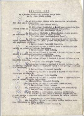 22. сједница Скупштине општине