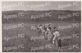Прављење аеродрома у Санском Мосту, сликао руски авијатичарски официр