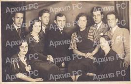 Група интелектуалаца из Шипрага на сједељци
