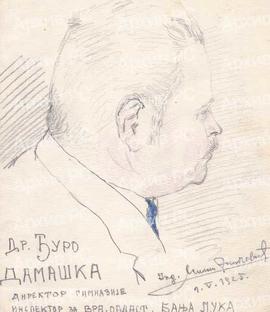 Портрет Ђуре Дамашка, директора Гимназије у Бањалуци