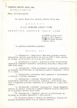 23. сједница Скупштине општине 
