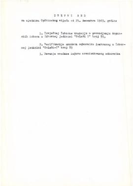 11. сједница Општинског вијећа