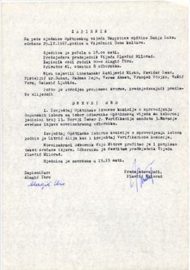 5. сједница Општинског вијећа
